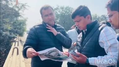 उज्जैन ग्रामीण: कलेक्टर रौशन कुमार सिंह ने नगरीय आवास और विकास विभाग द्वारा किए जा रहे सिंहस्थ निर्माण कार्यों का निरीक्षण किया