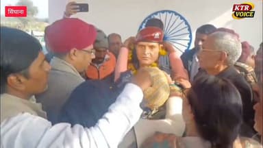 डूमोली कलां में शहीद कमांडो ईश्वर सिंह की मूर्ति का हुआ अनावरण #singhana