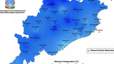 କେନ୍ଦୁଝର ସଦର: ଜିଲ୍ଲାରେ ଆସନ୍ତାକାଲି ତାପମାତ୍ରା 8 ଡ଼ିଗ୍ରୀ ରହିବା ନେଇ ପାଣିପାଗ ବିଭାଗ ପକ୍ଷରୁ ସୂଚନା ପ୍ରଦାନ