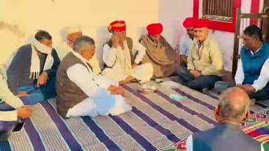 खींवसर: खींवसर विधायक डांगा क्षेत्र के कई गांवों के दौरे पर हैं