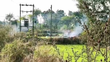 शाहनगर: गिधौड़ा में ट्रांसफार्मर के पास शॉर्ट सर्किट से आग लगी, बड़ा हादसा टला