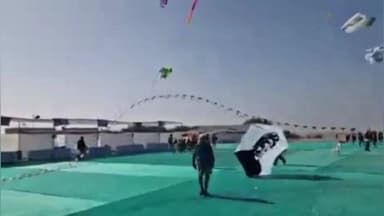 ભચાઉ: વર્લ્ડ હેરિટેજ સાઇટ ધોળાવીરા ખાતે આંતરાષ્ટ્રીય પતંગોત્સવની ઉજવણી કરાઈ