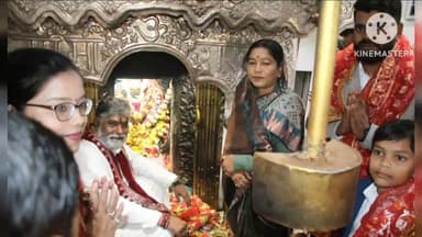 मैहर जिले की प्रभारी मंत्री राधा सिंह ने मां शारदा देवी के दर्शन किए, युवा संवाद में हुईं शामिल