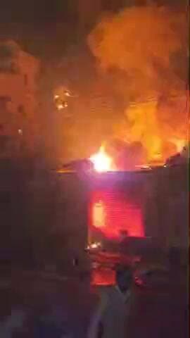 mahnar bazar ke mali tola me ward no 9 me lagi aaj