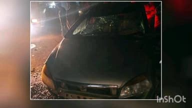 గంగాధర: ఒద్యారం వద్ద అదుపు తప్పి డివైడర్ ఢీకొన్న కారు ప్రయాణికులకు తీవ్ర గాయాలు