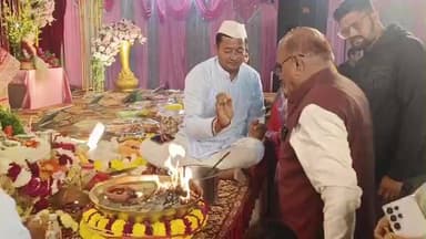 बुरहानपुर नगर: महाजनापेठ क्षेत्र में ब्रह्मपुर नरेश परिवार द्वारा खाटू श्याम बाबा के कीर्तन का आयोजन