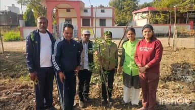 बेमेतरा: स्व. अंचलदास माहेश्वरी की स्मृति में बेमेतरा के कृषि उपज मंडी में वृक्षारोपण, नगर पालिका अध्यक्ष विजय सिन्हा रहे मौजूद