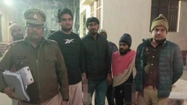 गोवर्धन: रिमांड पर लिए गए 6 साइबर ठगों की निशानदेही पर पुलिस ने बरामद किए मोबाइल फोन और सिम