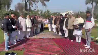 चरखी दादरी: लाल बहादुर शास्त्री की पुण्यतिथि पर कांग्रेसी कार्यकर्ताओं ने किया कार्यक्रम का आयोजन, उन्हें किया नमन