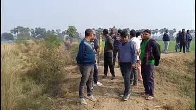 सिलाव: नूरसराय राजगीर बौद्ध सर्किट निर्माण कार्य को सिलाव में किसानों ने रोका, उचित मुआवज़े की मांग की