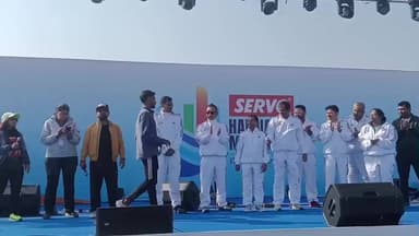 হলদিয়া: হলদিয়া রিফাইনারি গোল্ডেন জুবলি সেলিব্রেশানে সমাপ্তি অনুষ্ঠানে ম্যারাথন দৌড় প্রতিযোগিতা