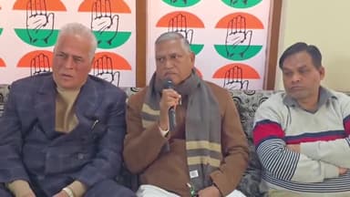 पलवल: पलवल कांग्रेस में फिर दिखी गुटबाजी: बृजेंद्रसिंह की यात्रा में जिलाध्यक्ष समेत कई नेता पहुंचे