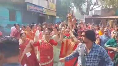 मंदसौर: खानपुरा तीन छतरी बालाजी मंदिर में तुलसी शालीग्राम विवाह समारोह शुरू, माता पूजन भी