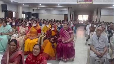 बुरहानपुर नगर: इंदिरा कॉलोनी स्थित राजस्थानी भवन में राष्ट्रीय संत ललित प्रभु के प्रवचन का आयोजन