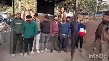 हाथरस: चंदपा क्षेत्र के गांव परसारा में पंचायत में हुई मारपीट व पथराव के बाद पुलिस ने 6 घंटे के अंदर 9 लोगों को किया गिरफ्तार