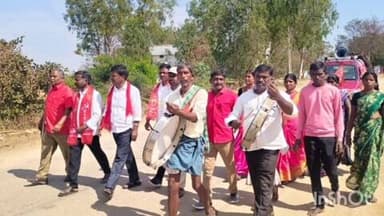 పరిగి: జాతీయ ఉపాధి హామీ చట్టాన్ని పునరుద్ధరణ చేయాలి: దోమ మండలంలో రైతు సంఘం ఆధ్వర్యంలో పోరుబాట