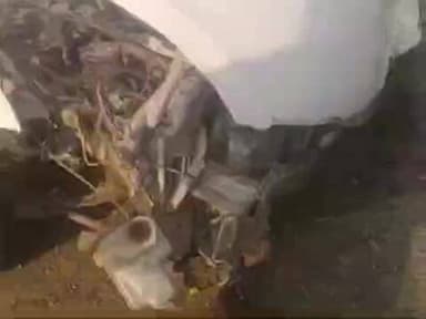 पिंडवाड़ा: ईसरा रोड पर बेकाबू होकर कार पहाड़ी से टकराई, हादसे में कार चालक हुआ घायल