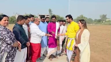 નડિયાદ: બ્રહ્મ શક્તિ સેના ગુજરાત દ્વારા ધોતી કુર્તા સાથે પ્રીમિયર લીગ ક્રિકેટ મેચ નું આયોજન નડિયાદ માં કરાયું.