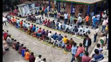 ଭଞ୍ଜନଗର: ଗଞ୍ଜାମ ଜିଲ୍ଲା ଭଞ୍ଜନଗର କୁଲାଡ ଗ୍ରାମ ର ପ୍ରସିଦ୍ଧ ତଳବ୍ୟାଘ୍ର ଦେବୀ ମନ୍ଦିର ପୀଠ ରେ ଦ୍ବୀତିୟ ସାମୁହିକ ପହିଲି ଭୋଗ କାର୍ଯ୍ୟକ୍ରମ ଅନୁଷ୍ଠିତ