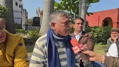 पलवल: गाँधी सेवा आश्रम में धरने पर कांग्रेस जिलाध्यक्ष नेत्रपाल अधाना और विधायक मो. इशराइल ने क्या कहा?