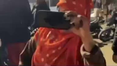 हुज़ूर: भानपुर चौराहे पर एक युवती ने किया हाई वोल्टेज ड्रामा