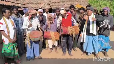 मसलिया: आदिवासी समुदाय के लोगों ने धूमधाम और विधि विधान से किया खूंटाव