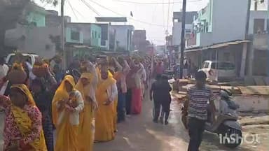 पोहरी: पोहरी में हिन्दू सम्मेलन का आयोजन, 501 कलश यात्रा के साथ निकली भव्य शोभायात्रा का जगह-जगह हुआ स्वागत