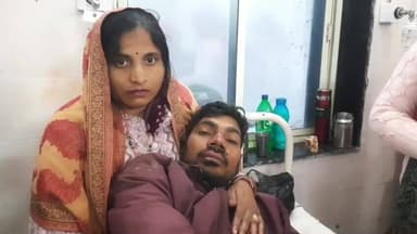 भिंड नगर: क्वारी नदी पुल के पास अज्ञात वाहन ने बाइक को मारी टक्कर