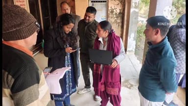 महेंद्रगढ़: महेंद्रगढ़ एसडीएम ने गांवों का दौरा कर एग्री स्टेक पोर्टल पर पंजीकरण कार्य का निरीक्षण किया