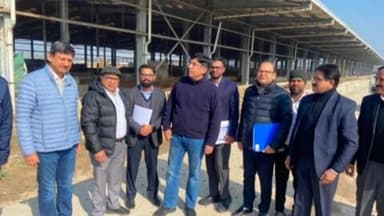 सोनीपत: गन्नौर में इंडिया इंटरनेशनल हॉर्टिकल्चर मार्केट परियोजना की प्रगति की समीक्षा, 60% कार्य हुआ पूर्ण