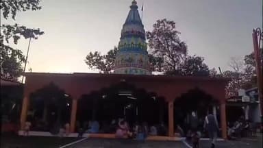 नारायणगंज: बीजाडांडी के राधाकृष्ण मंदिर में श्री कृष्ण-रुक्मणी विवाह प्रसंग में झूमे श्रद्धालु