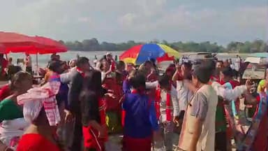 কদম: চাউলধোৱাৰ সোৱনশিৰিৰ নৈসৰ্গিক পৰিবেশত অসম-অৰুণাচলৰ ভিন্ন স্থানত সিচঁৰিত হৈ থকা আদি-মিচিঙৰ প্ৰীতি বনভোজ