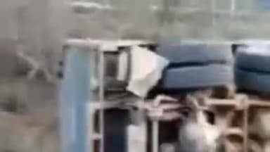 अम्बाला: पत्रेहड़ी गांव के टी पॉइंट पर ट्रक और डंपर की टक्कर, डंपर चालक घायल