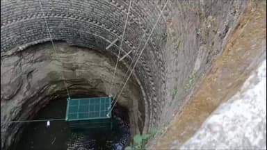 खुडैल: जमनियां खुर्द: कुएँ में गिरे तेंदुए का वन विभाग की टीम ने किया सफल रेस्क्यू