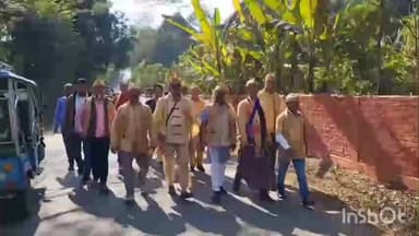 খুমটাই: ভোলাগুৰিত অনুষ্ঠিত সদৌ অসম আহোম সভাৰ মধ্যকালীন অধিৱেশনৰ সাংস্কৃতিক শোভাযাত্ৰা উদ্বোধন বিধায়ক মৃণাল শইকীয়াৰ