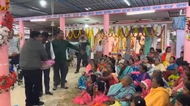 উদয়পুর: মগপুস্করিণী শ্রী শ্রী রাধাকৃষ্ণ সেবা মন্দিরে আয়োজিত শ্রী শ্রী গৌরাঙ্গ মহাপ্রভুর হরিনাম সংকীর্তনের অন্তিম দিনে বিধায়ক