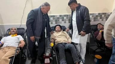 सोनीपत: वार्ड 1 में आयोजित रक्तदान शिविर का मेयर ने किया उद्घाटन, कहा- रक्तदान से बड़ा कोई दान नहीं