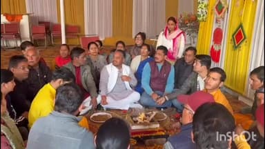 टिहरी: भारतीय जनता पार्टी कार्यकर्ताओं ने कांग्रेस की शुद्धि बुद्धि के लिए किया यज्ञ