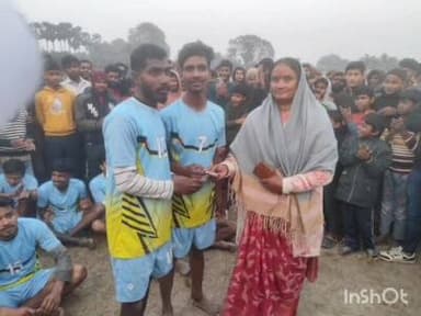 विद्यापति नगर: पटोरी में यूथ प्रीमियर फुटबॉल लीग के उद्घाटन मुकाबले में चंदन चौक की जीत, ईमनसराय को 2-0 से हराया