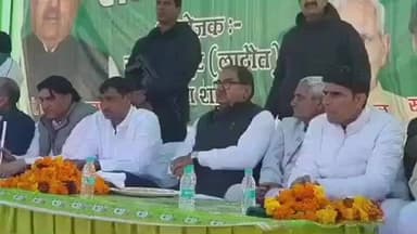 रोहतक: कांग्रेस कार्यकर्ता इनेलो में शामिल, अभय चौटाला ने कहा भाजपा नेता होंगे उजागर