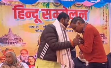 शोहरतगढ़: राम जानकी मंदिर शोहरतगढ़ में हिंदू सम्मेलन कार्यक्रम का आयोजन किया गया