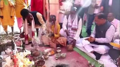 कोरबा: मुख्यमंत्री विष्णु देव साय ने कोरबा पहुंचकर गौरा-गौरी पूजा की, प्रदेश की खुशहाली की कामना की