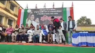 হাবরা ১: কুমড়া কাশিপুর এলাকায় তৃণমূলের প্রতিবাদ সভা উপস্থিত ছিলেন বিধায়ক জ্যোতিপ্রিয় মল্লিক