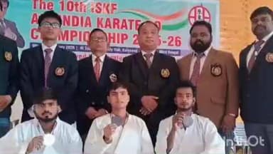 नानपारा: नानपारा टीम ने पश्चिम बंगाल में आयोजित राष्ट्रीय कराटे चैंपियनशिप में जीते पदक