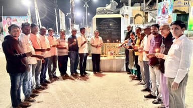 ధర్మపురి: సీనియర్ జర్నలిస్టు ఫజల్ రెహమాన్ మృతి పట్ల ధర్మపురి ప్రెస్ క్లబ్ సంతాపం వ్యక్తం చేస్తూ నివాళులర్పించారు.