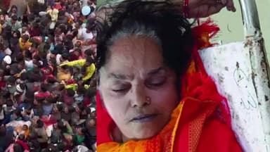 गोवर्धन: बरसाना: श्रीजी मंदिर में दर्शन के लिए उमड़ी भारी भीड़ में दम घुटने से महिला श्रद्धालु की हुई मौत