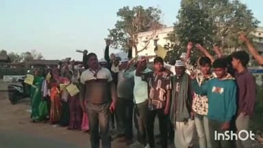 उदयपुर: आम आदमी पार्टी ने ग्राम डांडगांव में छत्तीसगढ़ बचाओ यात्रा निकाली