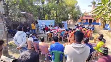 মিনাখাঁ: উন্নয়নের পাঁচালী সংক্রান্ত বিষয়কে সামনে রেখে নেড়ুলি এলাকায় হল সভা