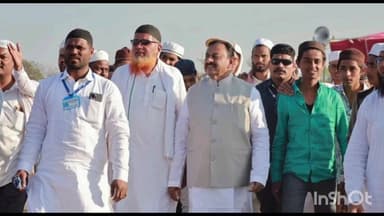 अहमदपूर: शिरूर ताजबंद येथील इस्तेमास सहकार मंत्री बाबासाहेब पाटील यांनी दिली भेट