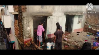 महागामा: नगर पंचायत मोहनपुर के एक घर में गैस सिलेंडर से लगी आग, समय रहते पाया गया काबू, कोई हताहत नहीं